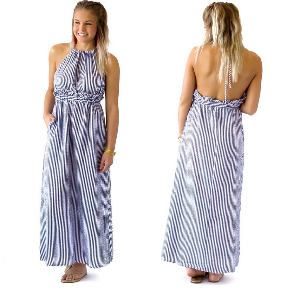 Cozy casual backless dress